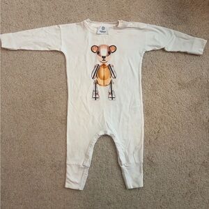 Burberry‎ Baby Onesie Robot Teddy Coverall Size 6 Months